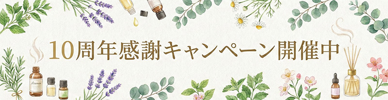 10周年感謝キャンペーン開催中